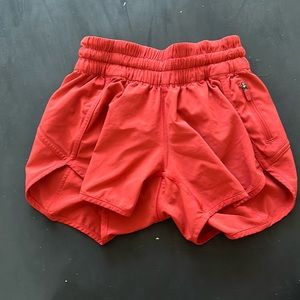 Lululemon shorts in burnt orange/red size 2